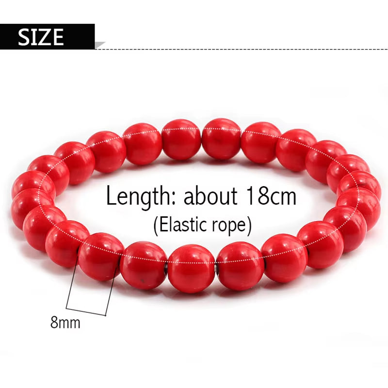 Hot 8Mm Beaded Bracelets Natural Tiger Eye Lava Stone Healing Distance Bracelet for Men Women Friend Gifts Charm Strand Jewelry