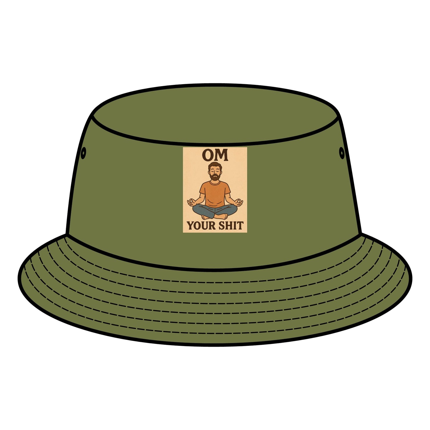 Bucket Hat | OM Your Shit | Outdoor Fun, Spiritual Gifts, Summer Vibes, Festival Accessory