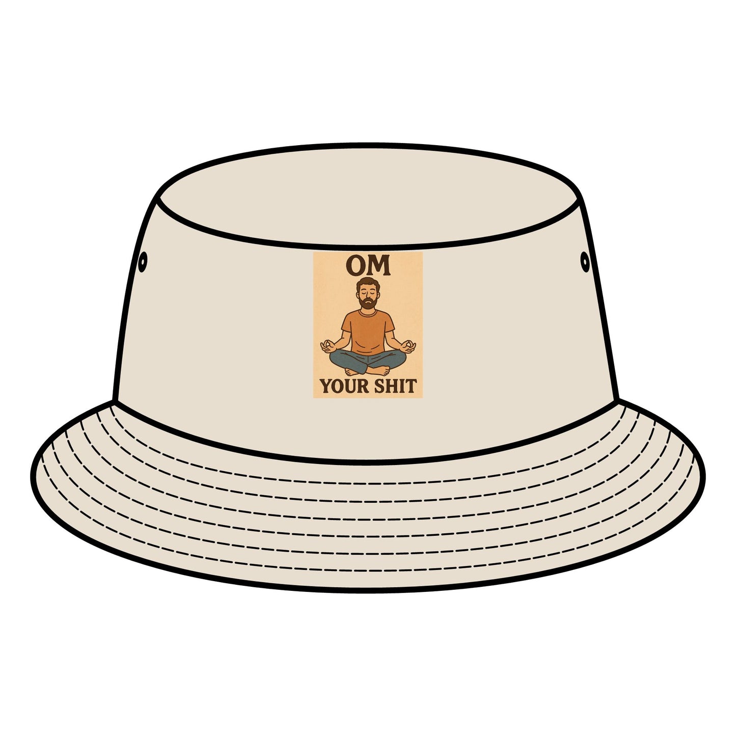 Bucket Hat | OM Your Shit | Outdoor Fun, Spiritual Gifts, Summer Vibes, Festival Accessory