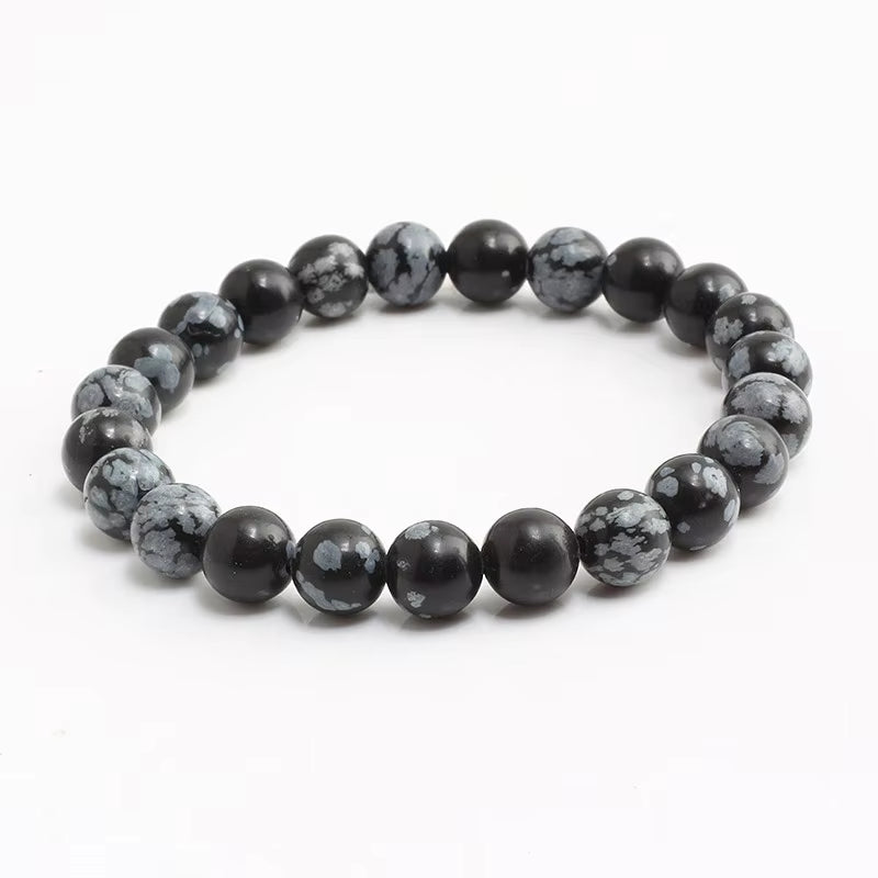 Hot 8Mm Beaded Bracelets Natural Tiger Eye Lava Stone Healing Distance Bracelet for Men Women Friend Gifts Charm Strand Jewelry
