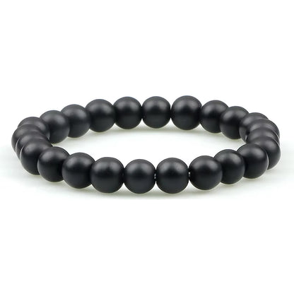 Hot 8Mm Beaded Bracelets Natural Tiger Eye Lava Stone Healing Distance Bracelet for Men Women Friend Gifts Charm Strand Jewelry