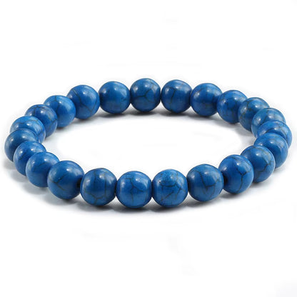 Hot 8Mm Beaded Bracelets Natural Tiger Eye Lava Stone Healing Distance Bracelet for Men Women Friend Gifts Charm Strand Jewelry