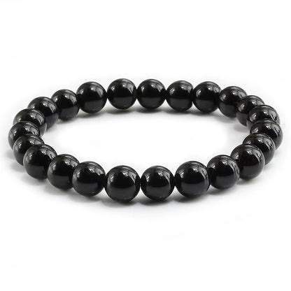 Hot 8Mm Beaded Bracelets Natural Tiger Eye Lava Stone Healing Distance Bracelet for Men Women Friend Gifts Charm Strand Jewelry