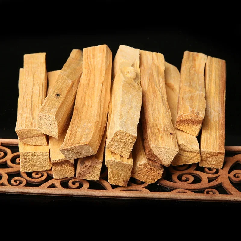 2Pcs/1Pc Palo Santo Natural Incense Sticks Wooden Smudging Stick Aromatherapy Burn Wooden Sticks No Fragrance Home Living Room