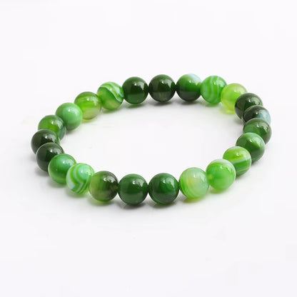 Hot 8Mm Beaded Bracelets Natural Tiger Eye Lava Stone Healing Distance Bracelet for Men Women Friend Gifts Charm Strand Jewelry