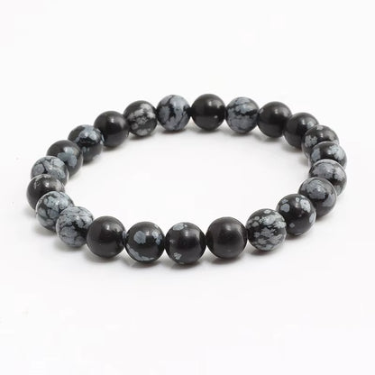 Hot 8Mm Beaded Bracelets Natural Tiger Eye Lava Stone Healing Distance Bracelet for Men Women Friend Gifts Charm Strand Jewelry