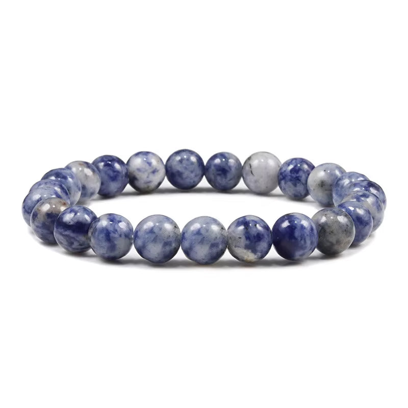 Hot 8Mm Beaded Bracelets Natural Tiger Eye Lava Stone Healing Distance Bracelet for Men Women Friend Gifts Charm Strand Jewelry