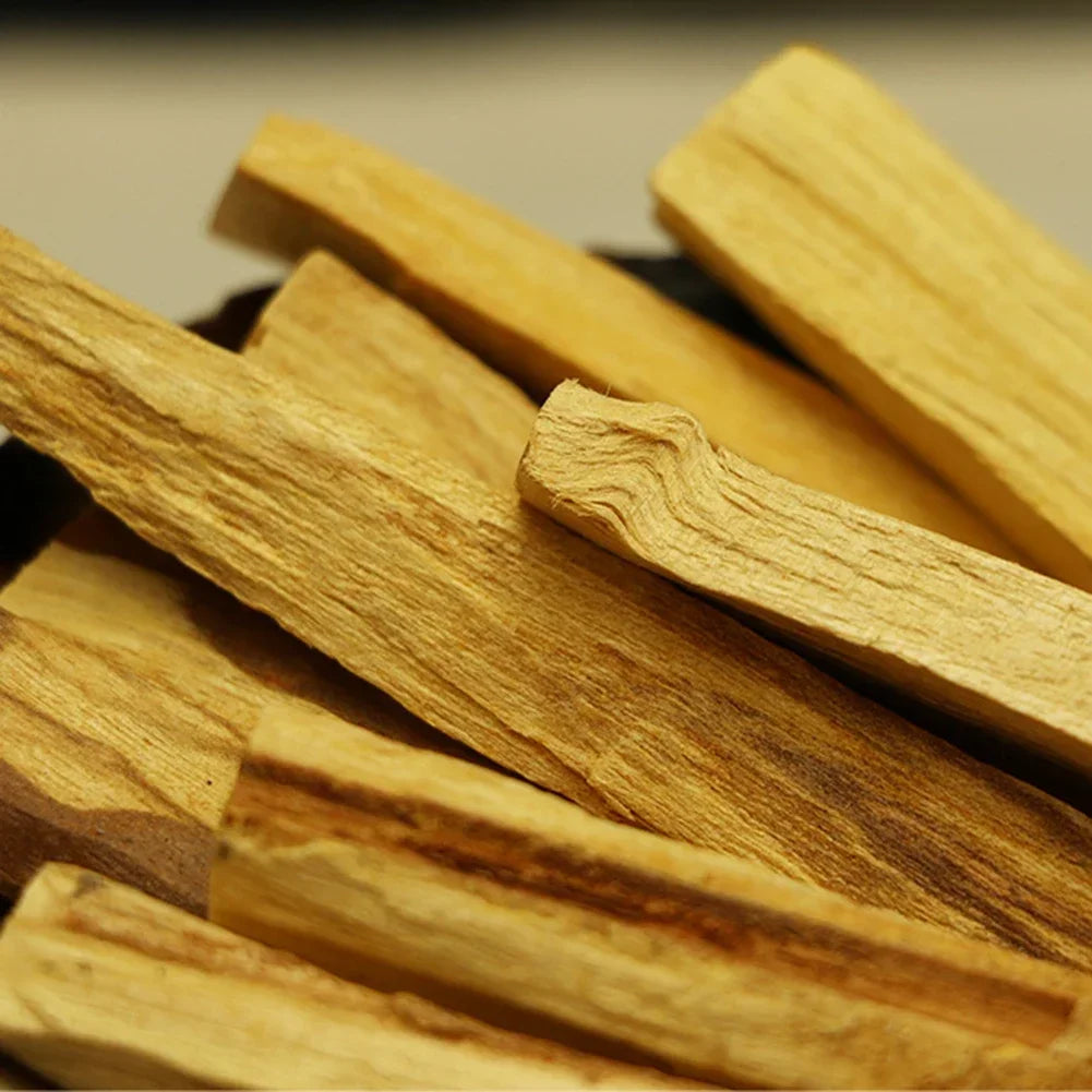 2Pcs/1Pc Palo Santo Natural Incense Sticks Wooden Smudging Stick Aromatherapy Burn Wooden Sticks No Fragrance Home Living Room