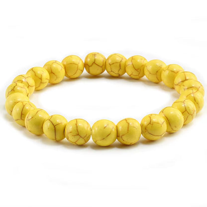 Hot 8Mm Beaded Bracelets Natural Tiger Eye Lava Stone Healing Distance Bracelet for Men Women Friend Gifts Charm Strand Jewelry